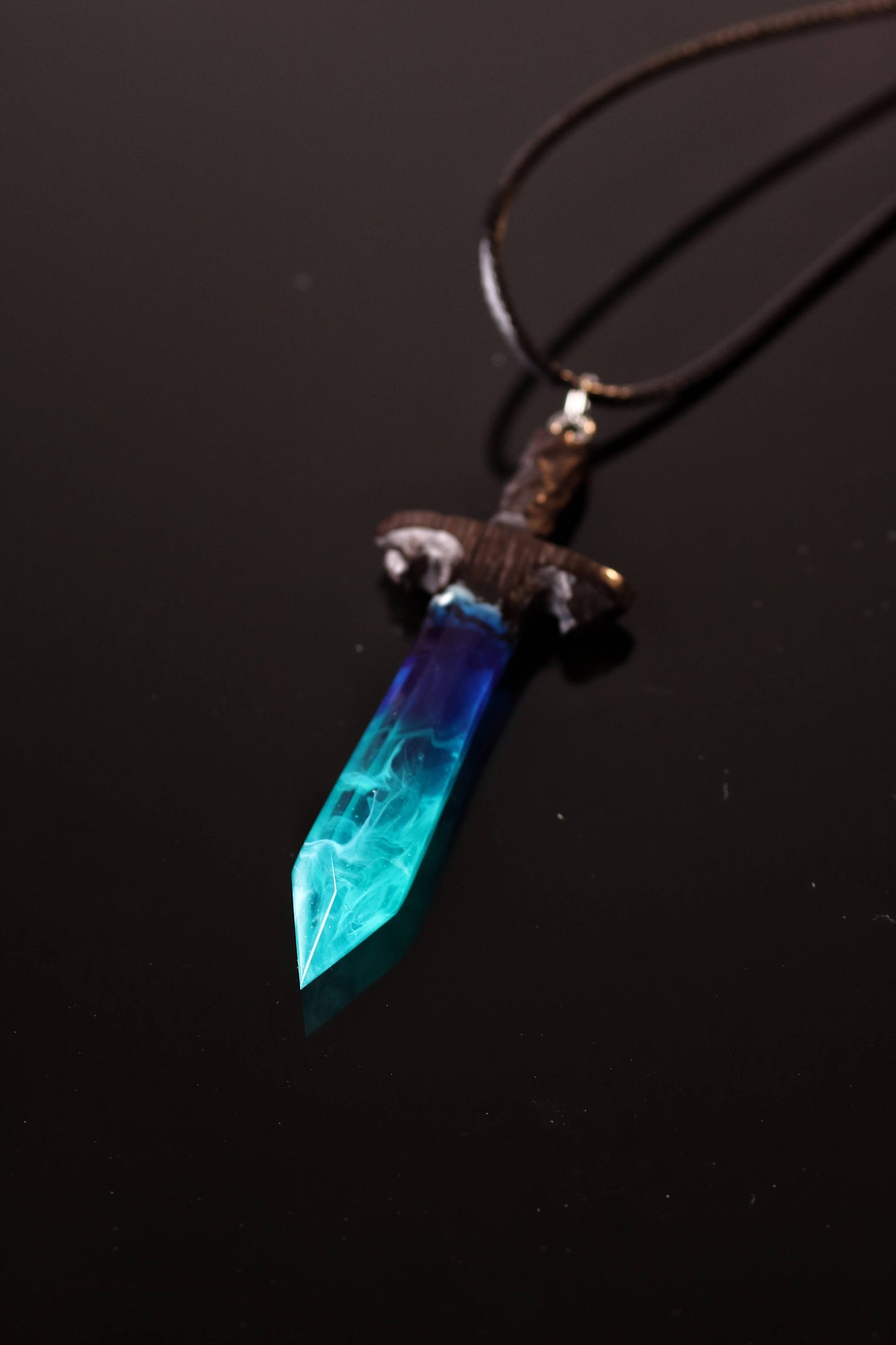 Northern lights Sword pendant