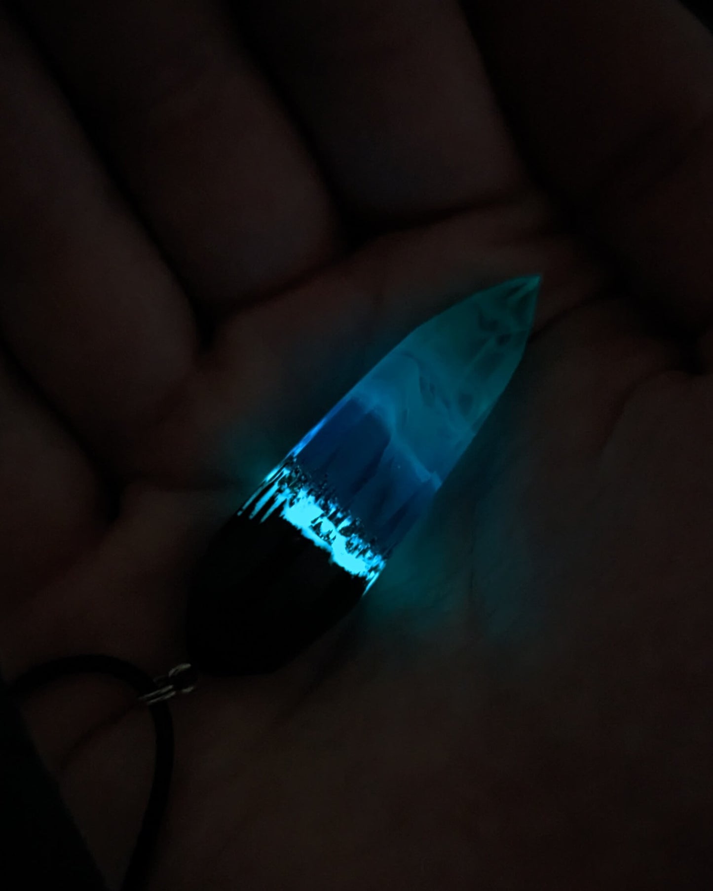 Northern light Faceted Crystal pendant