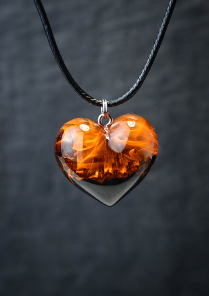 Fire Heart pendant