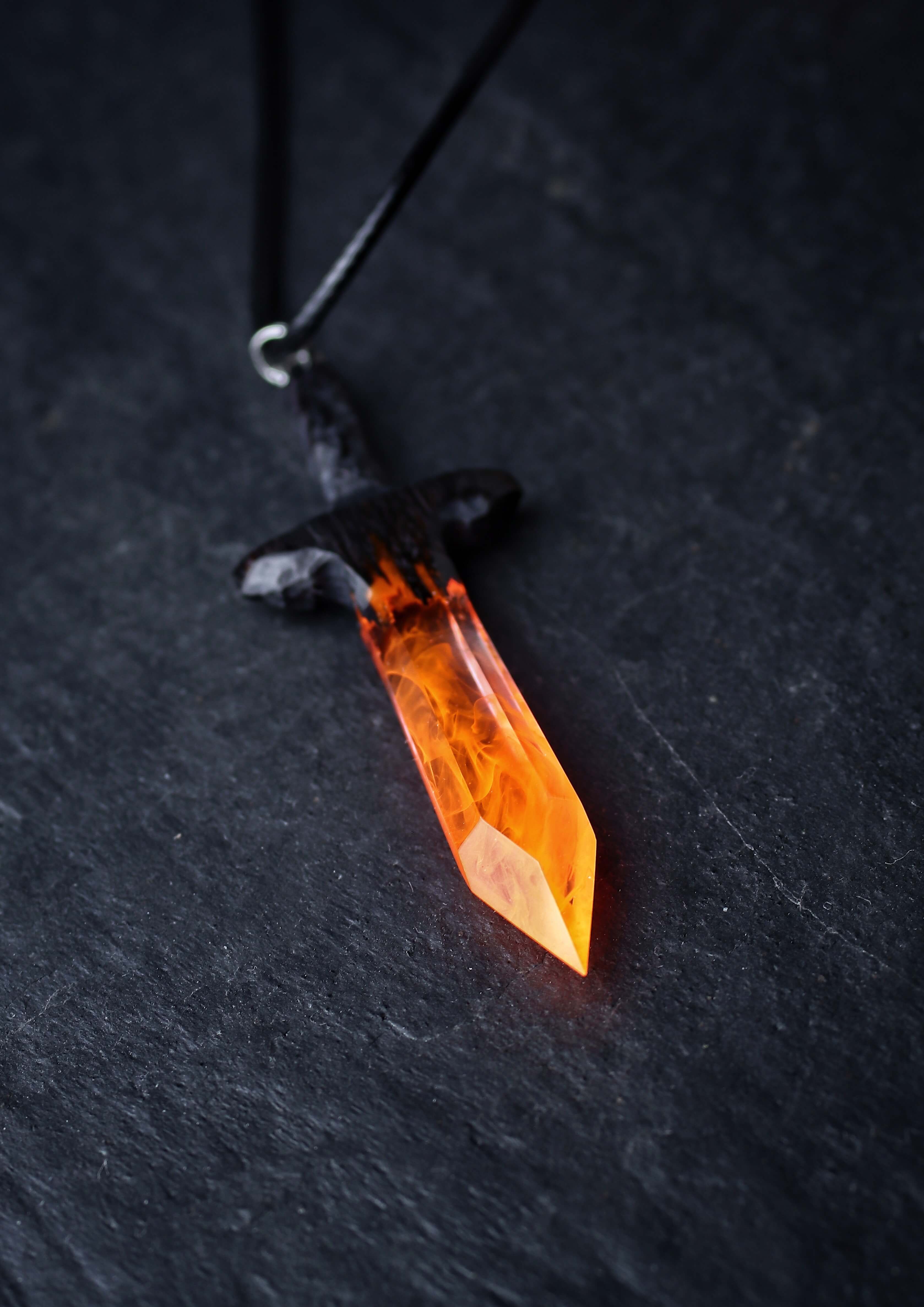 Fire Sword pendant – Woodmade.Wonderwood