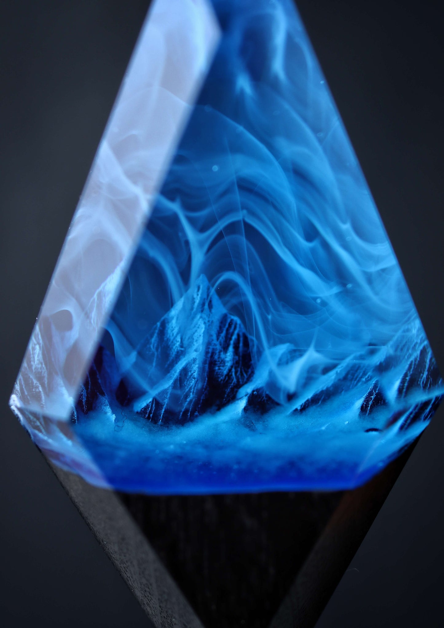 Mountain Panorama Blue pendant