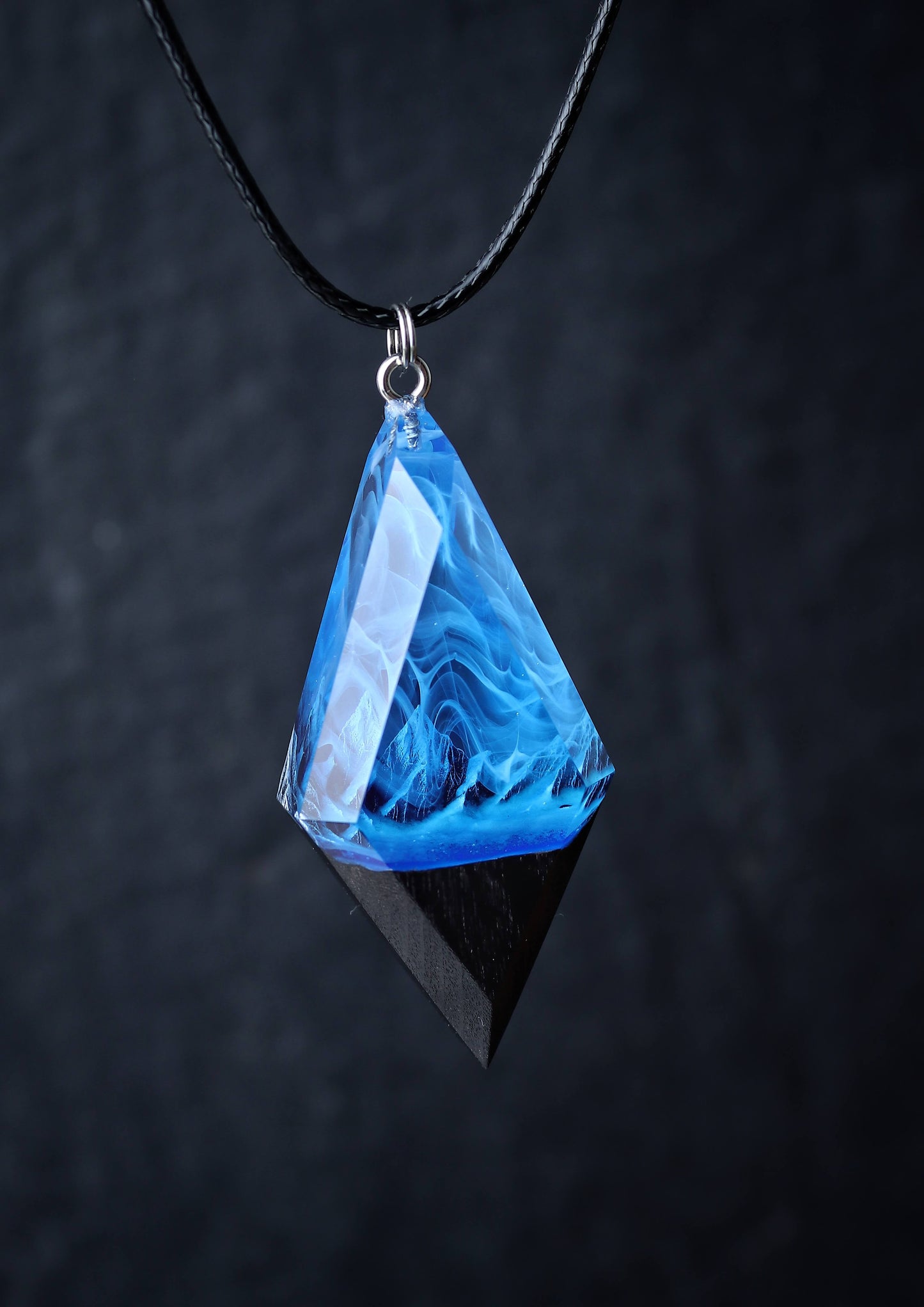 Mountain Panorama Blue pendant