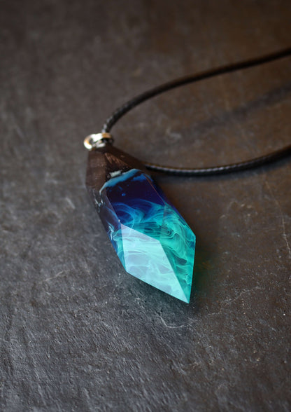 Northern light Crystal pendant
