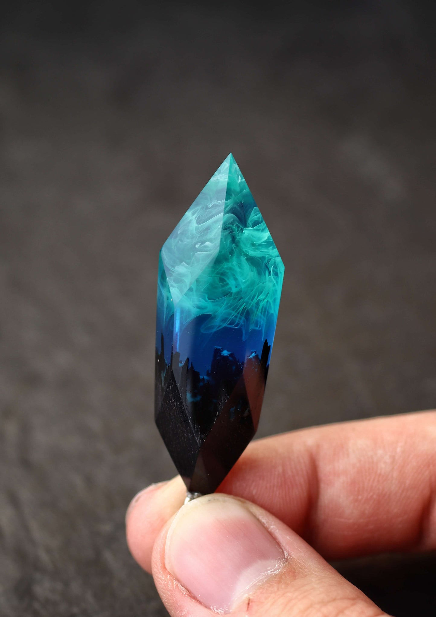 Northern light Crystal pendant