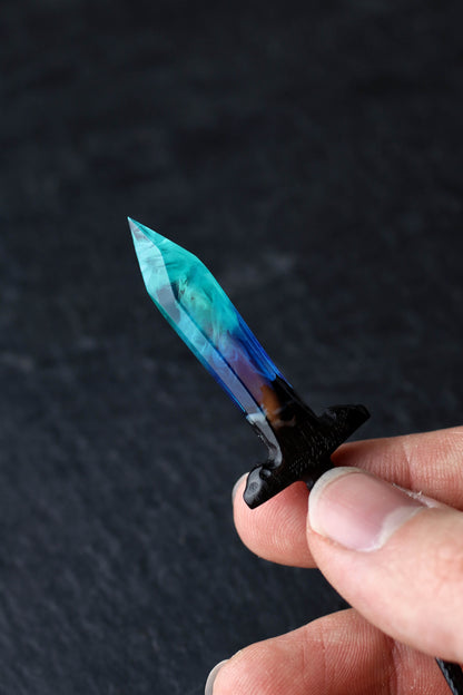 Northern lights Sword pendant