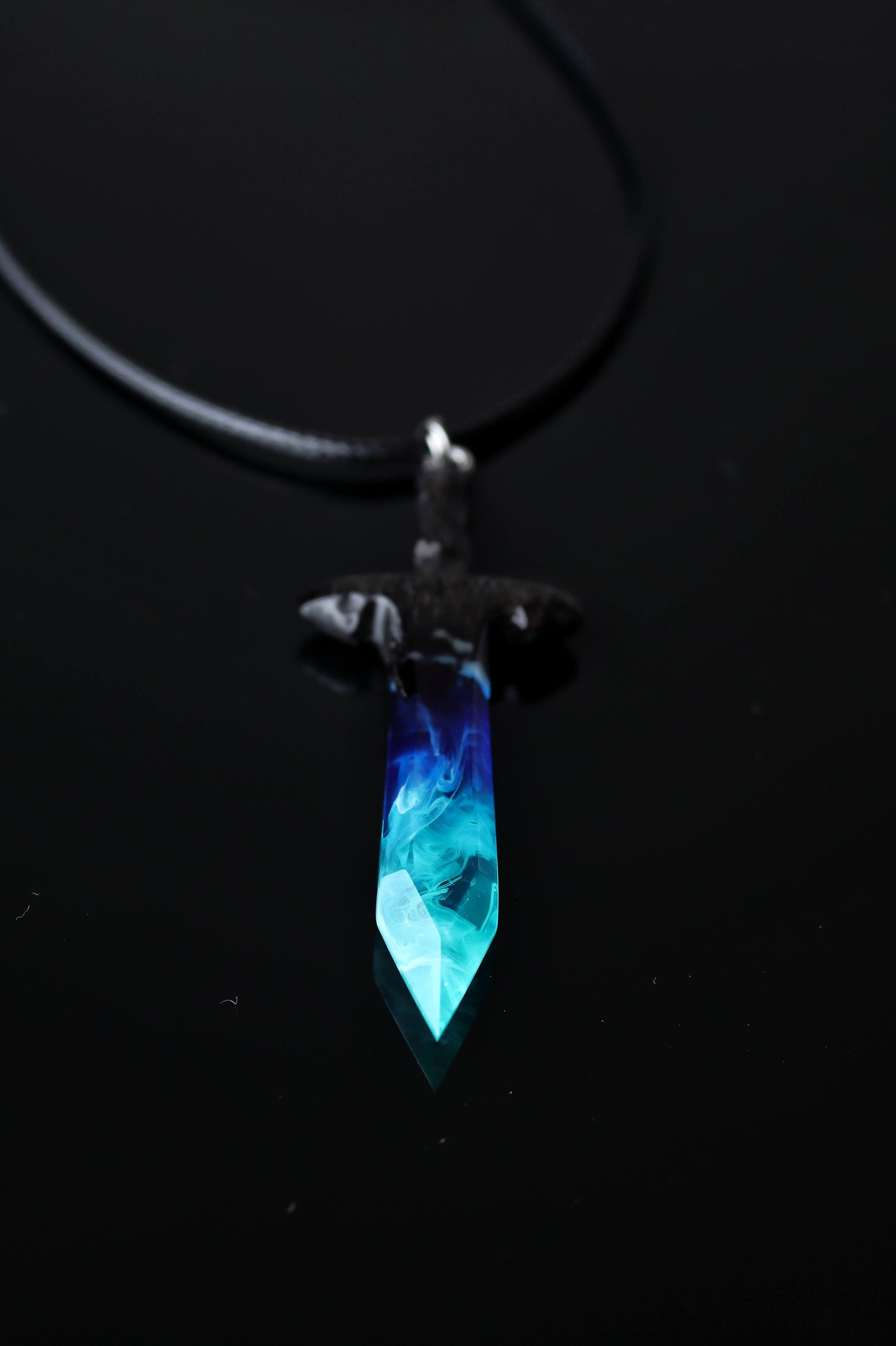 Northern lights Sword pendant