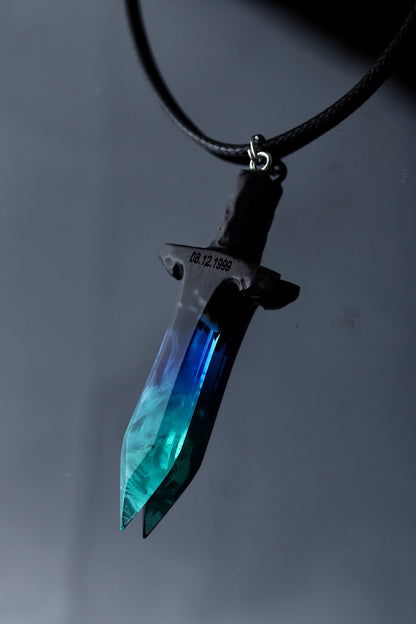 Northern lights Sword pendant
