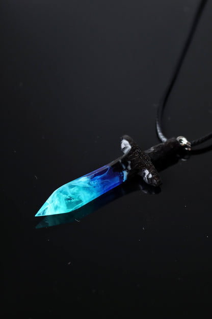 Northern lights Sword pendant