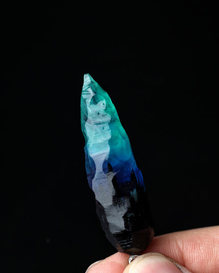 Epoxy resin and wood Couple Nightfall & Northern lights rough pendant