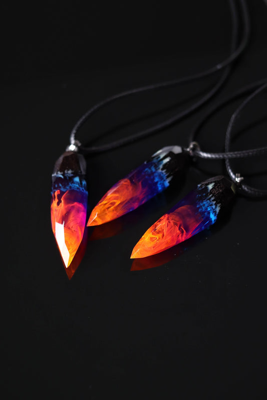 Nightfall Chaotic Сrystal pendant