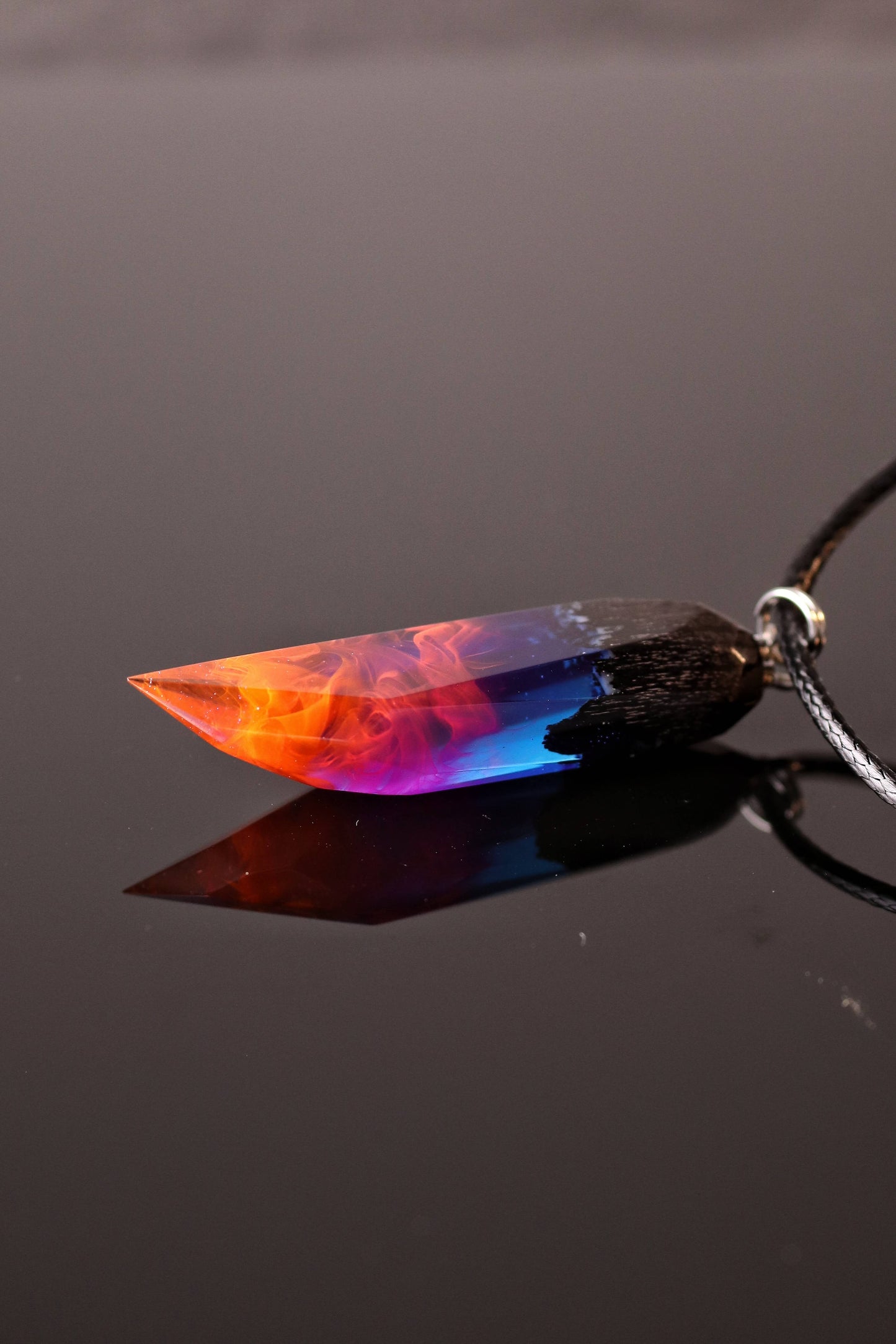 Nighfall Fang Faceted pendant