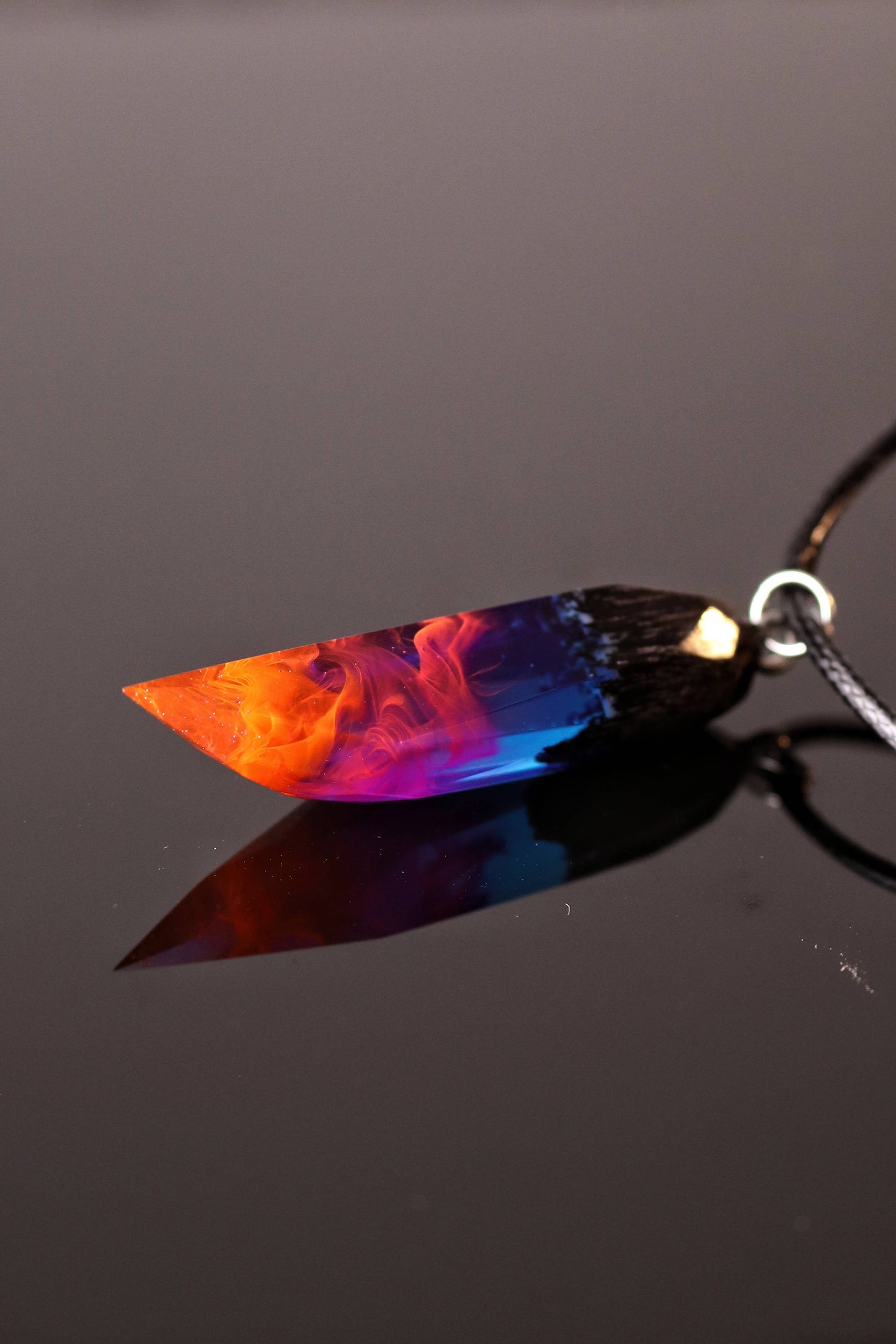 Nighfall Fang Faceted pendant