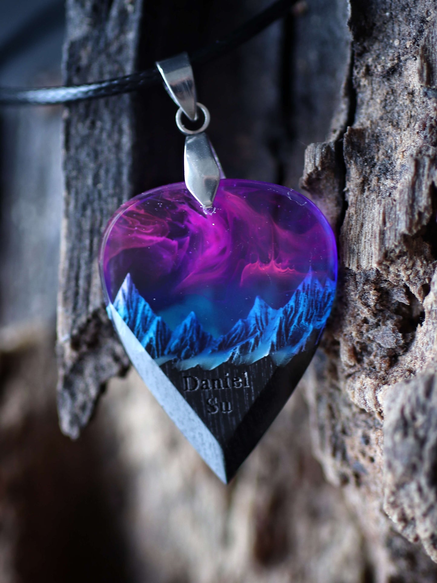 Nightfall Mountain guitar pick