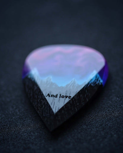 Nightfall Mountain guitar pick