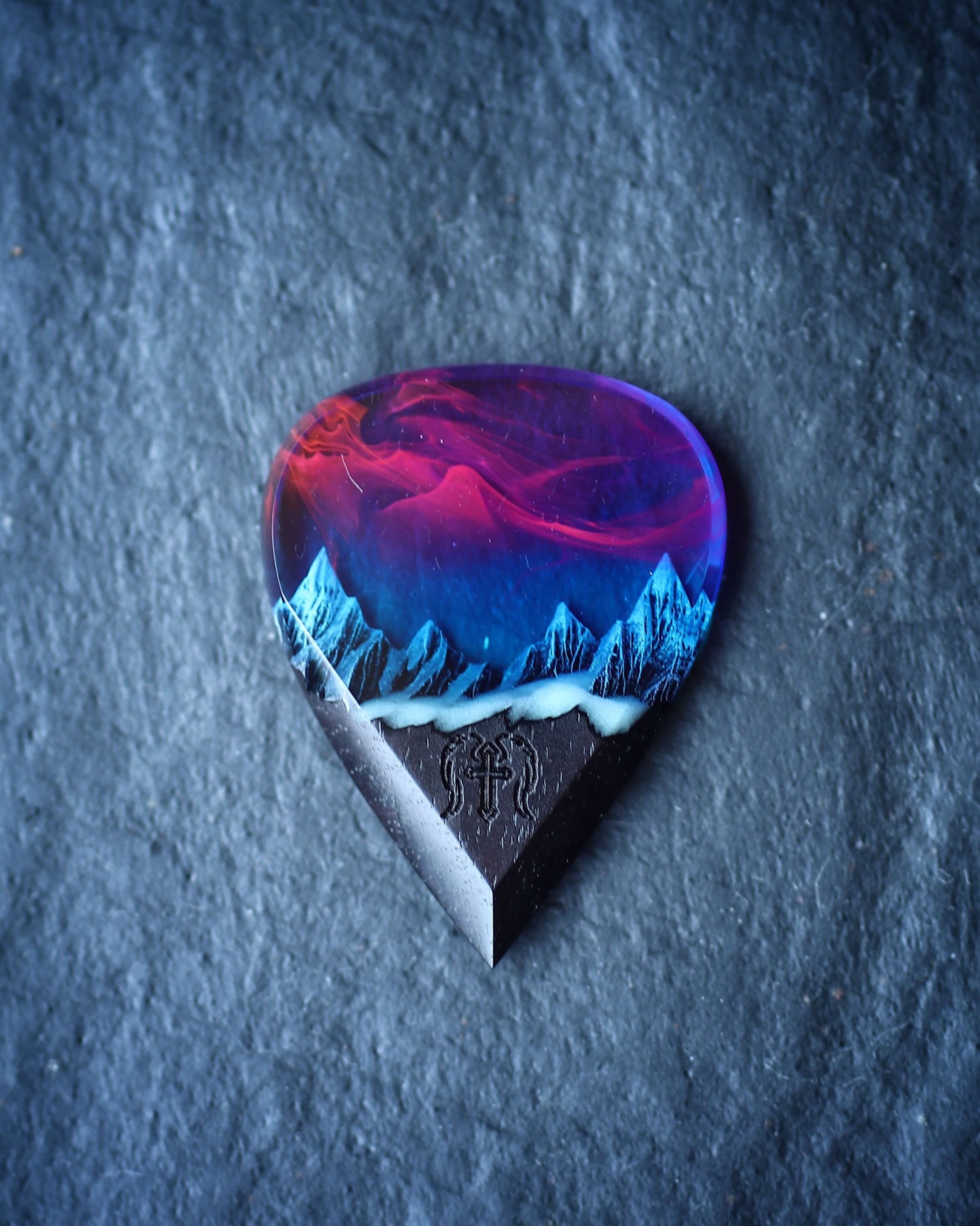 Nightfall Mountain guitar pick