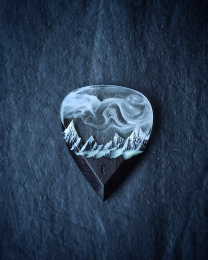 White Mountain guitar pick