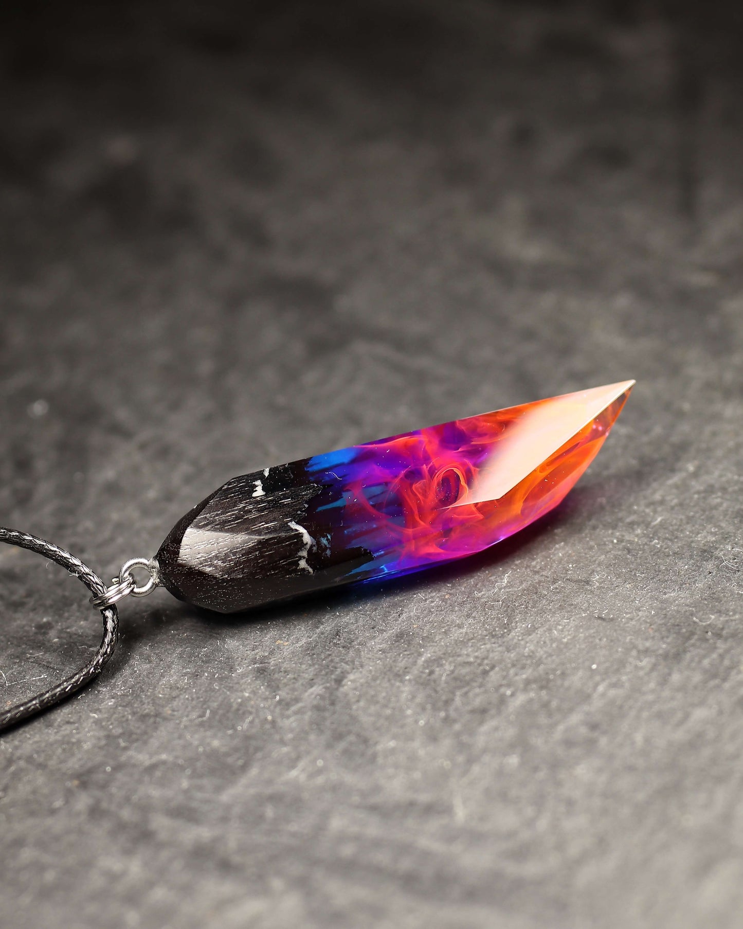 Nighfall Fang Faceted pendant