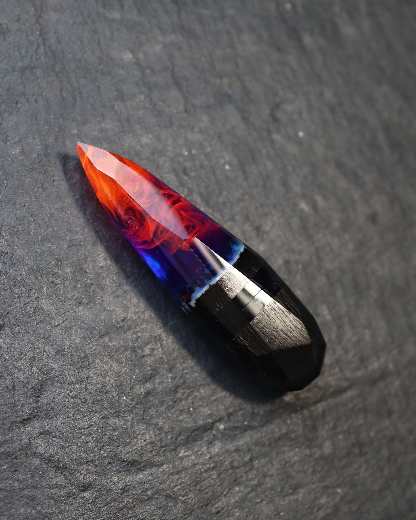 Epoxy resin and wood Nightfall Crystal USB