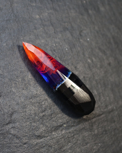 Epoxy resin and wood Nightfall Crystal USB