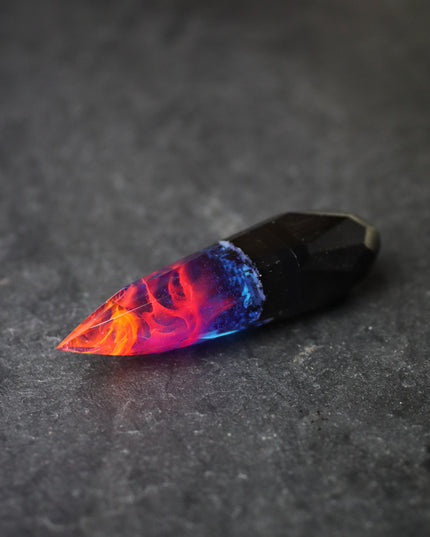 Epoxy resin and wood Nightfall Crystal USB