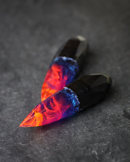 Epoxy resin and wood Nightfall Crystal USB