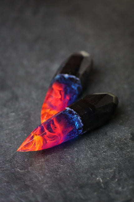 Epoxy resin and wood Nightfall Crystal USB