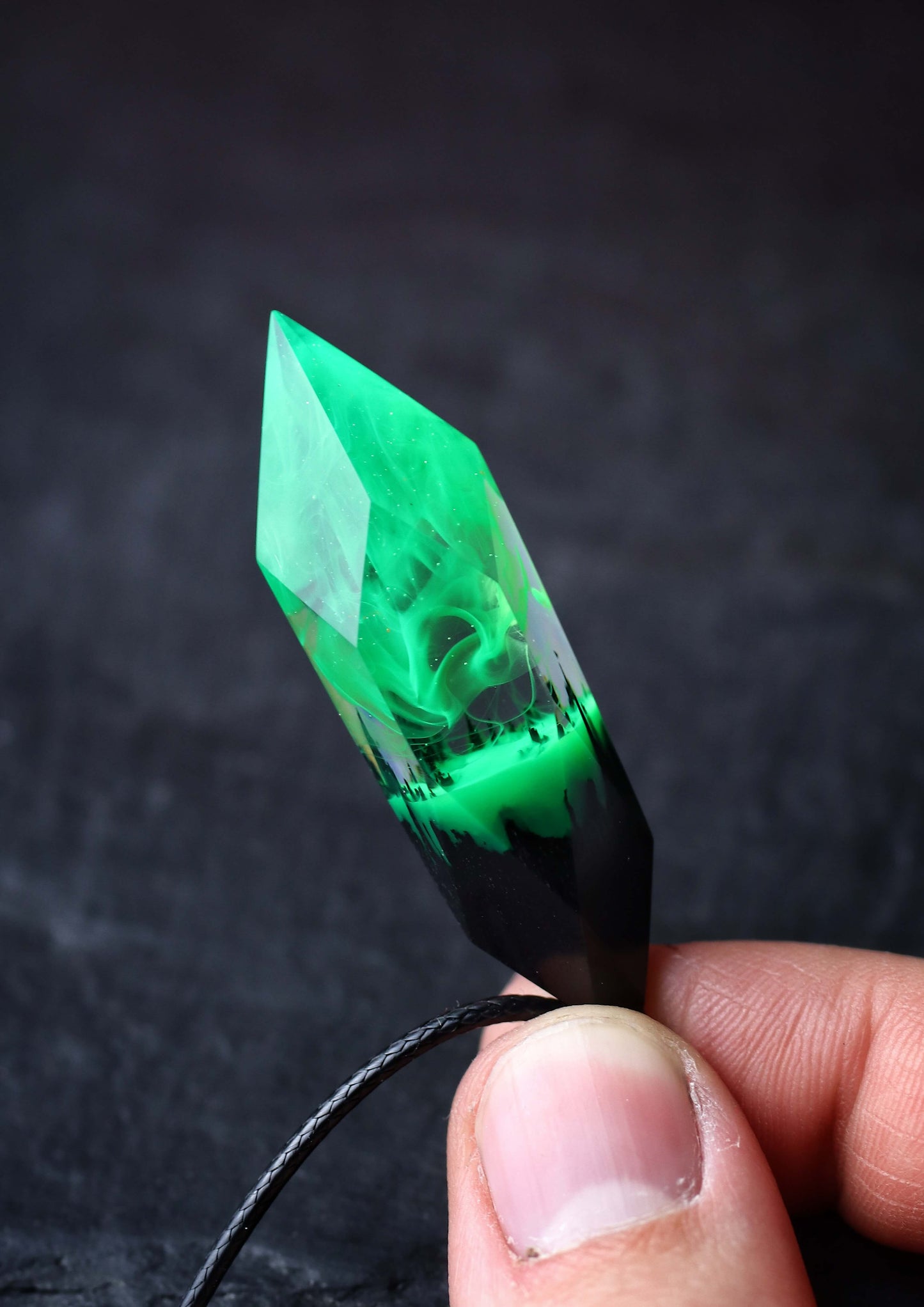 Green Crystal pendant
