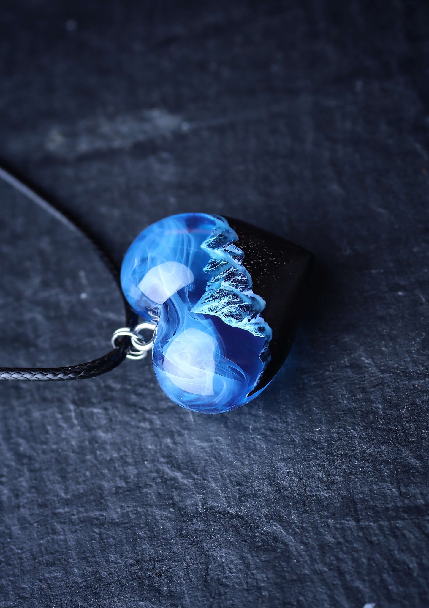 Mountain Heart Blue pendant