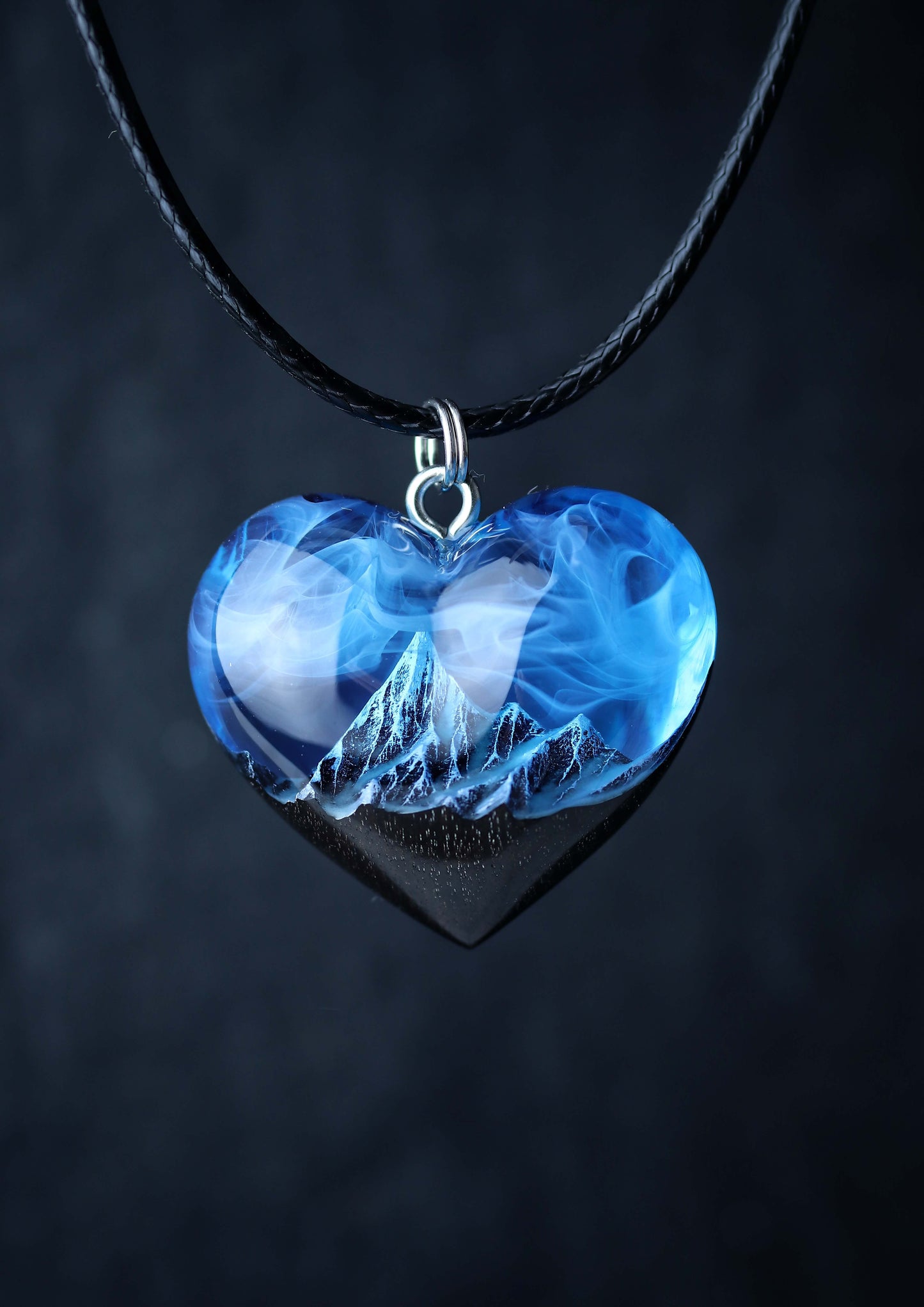 Mountain Heart Blue pendant