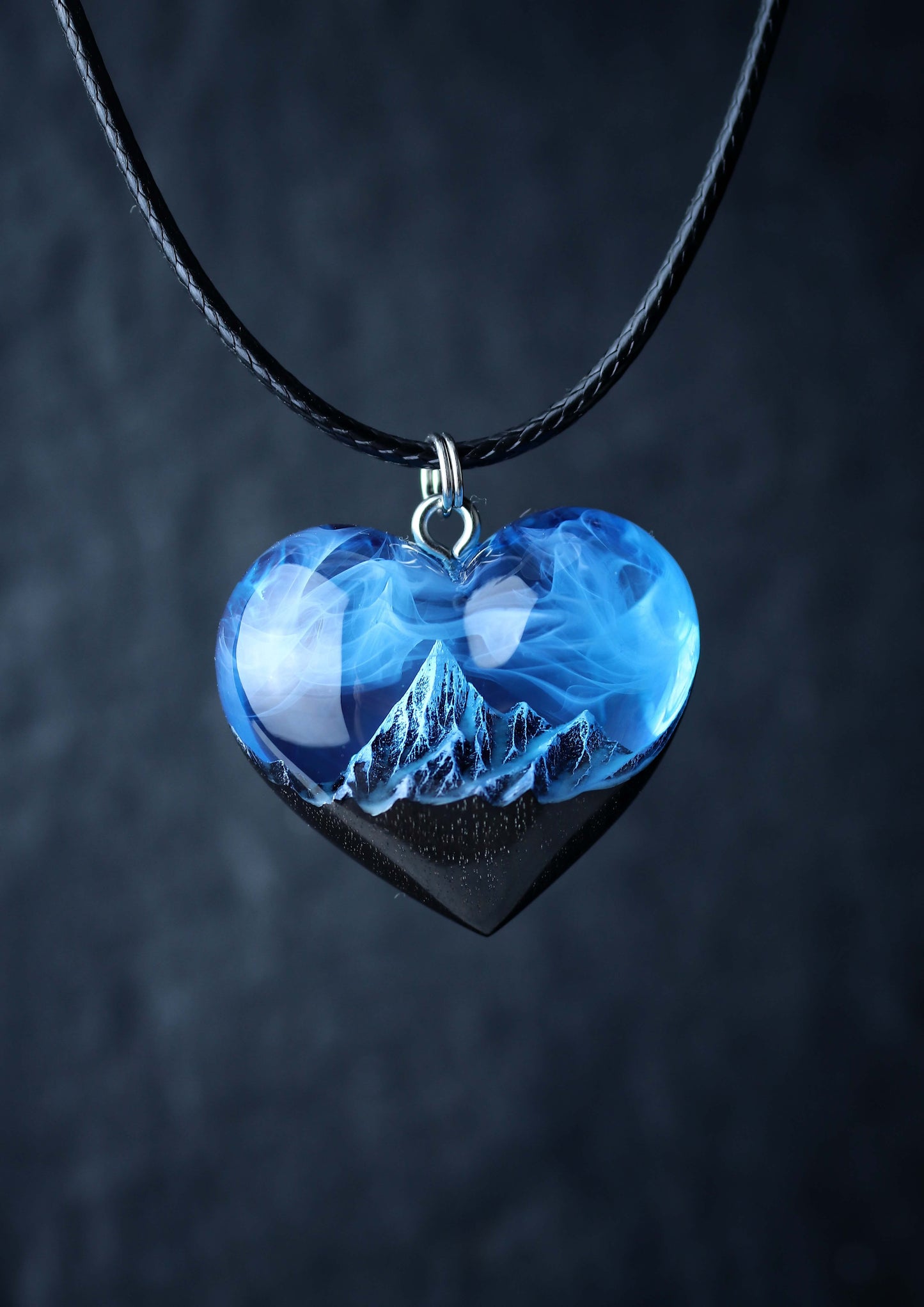 Mountain Heart Blue pendant