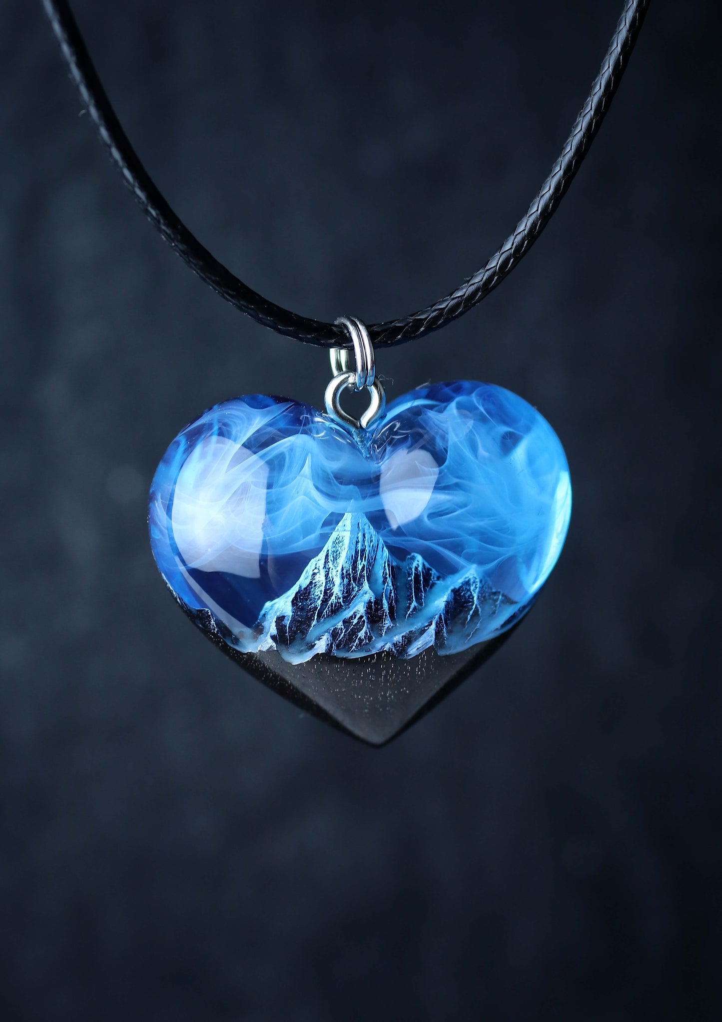 Mountain Heart Blue pendant