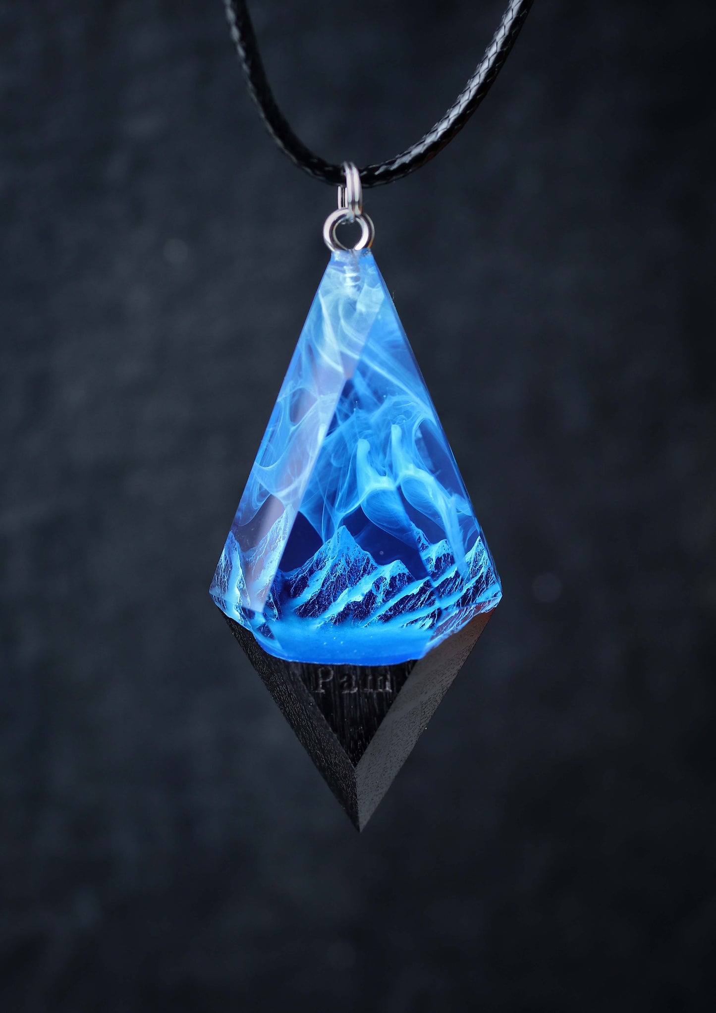 Mountain Panorama Blue pendant
