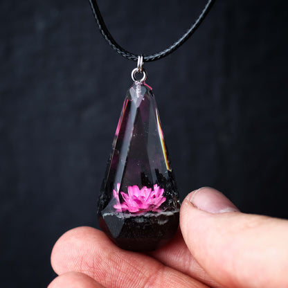 Pink Glixia Crystal pendant