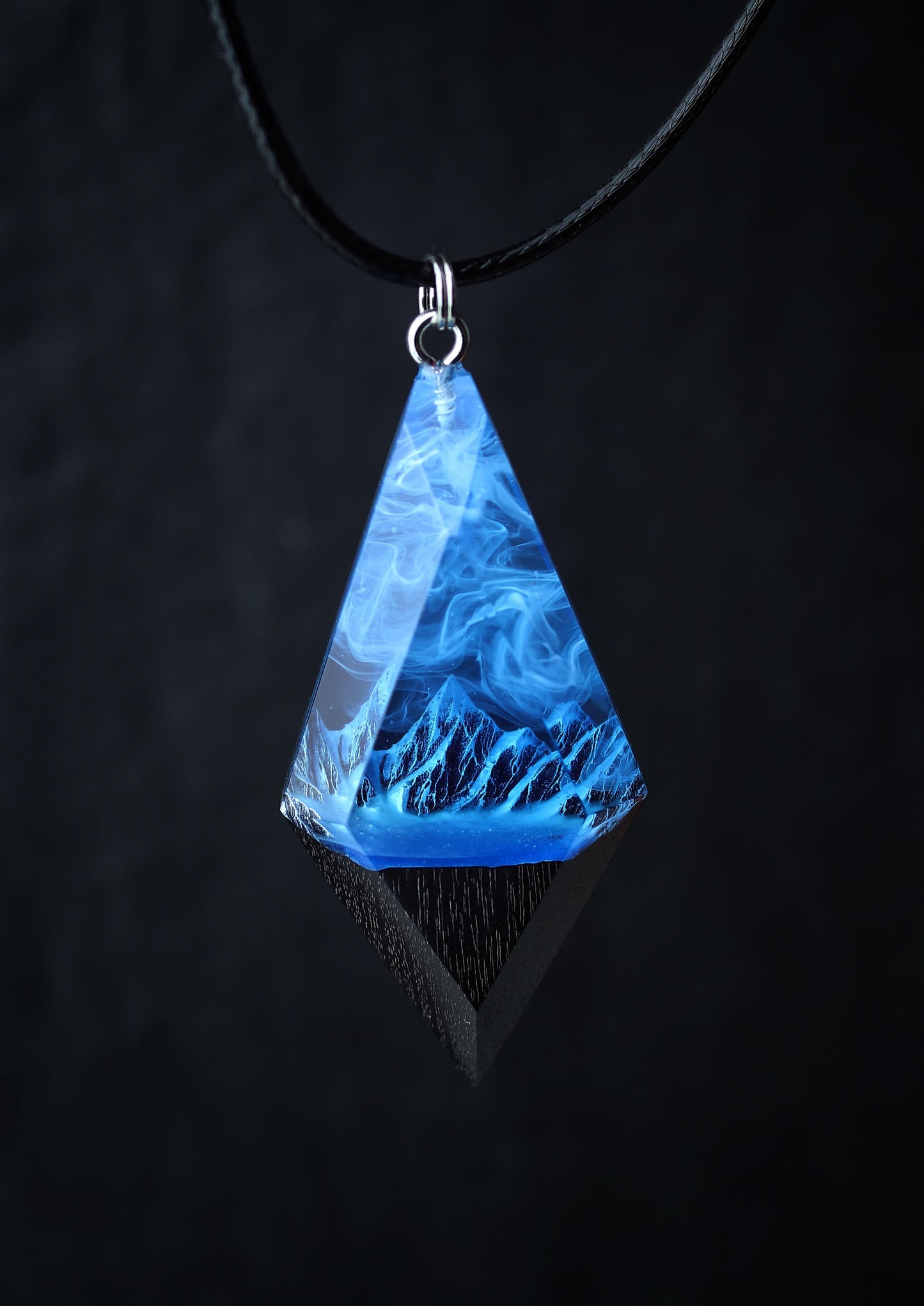 Mountain Panorama Blue pendant