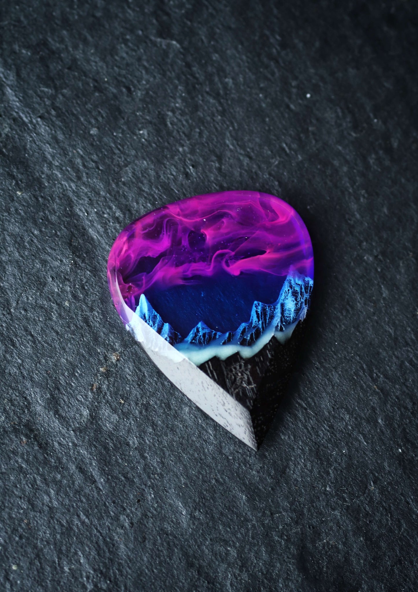 Nightfall Mountain guitar pick