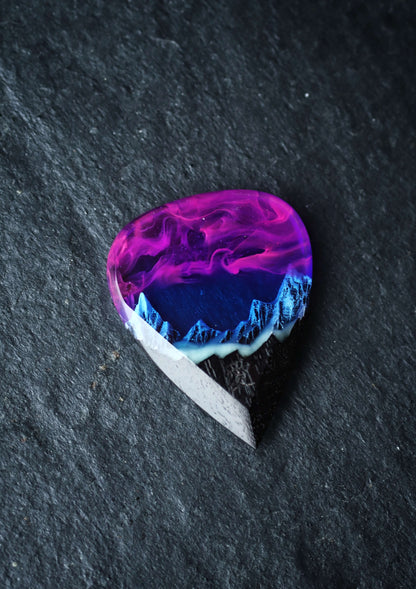Nightfall Mountain guitar pick