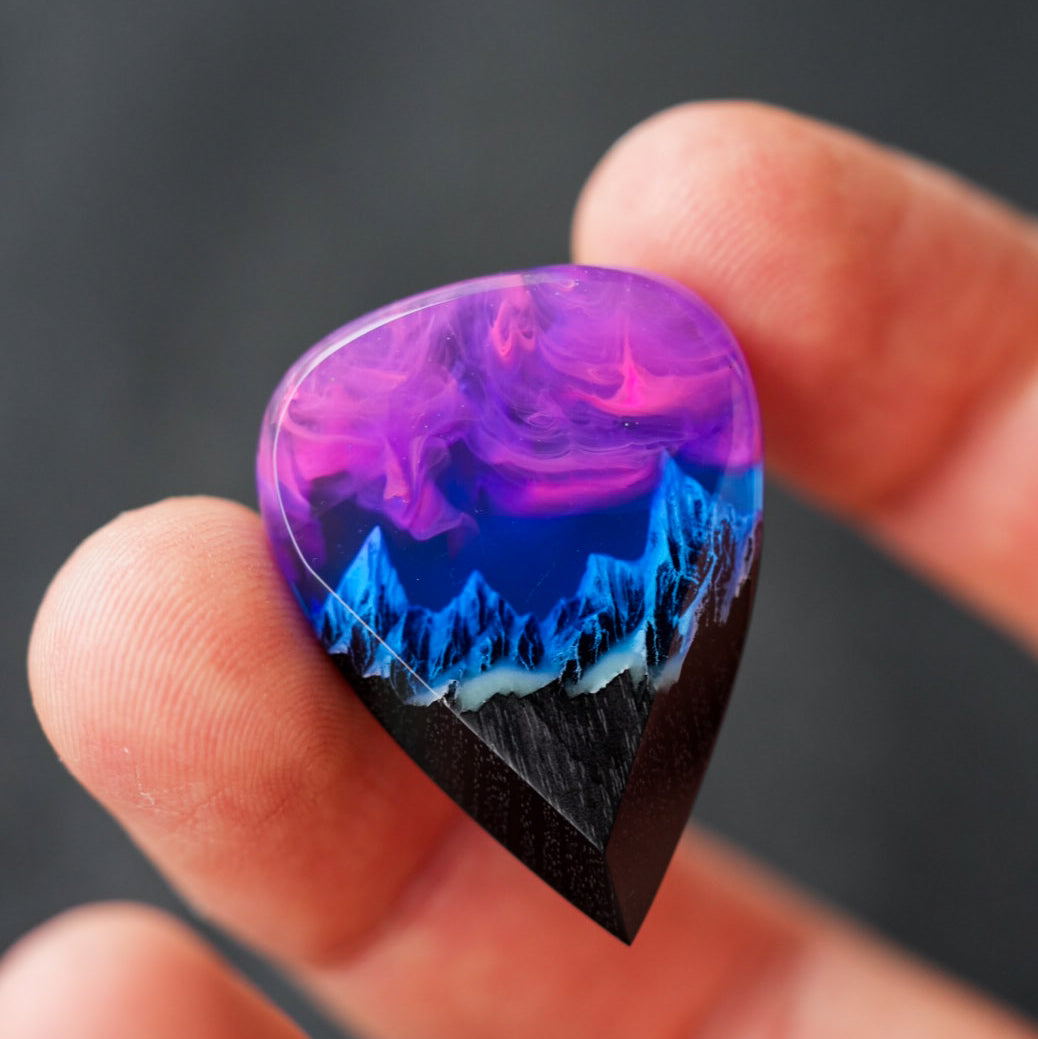 Nightfall Mountain guitar pick