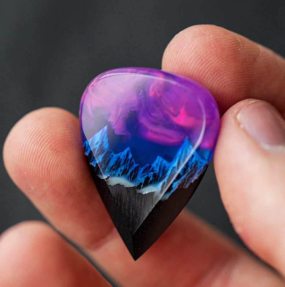 Nightfall Mountain guitar pick