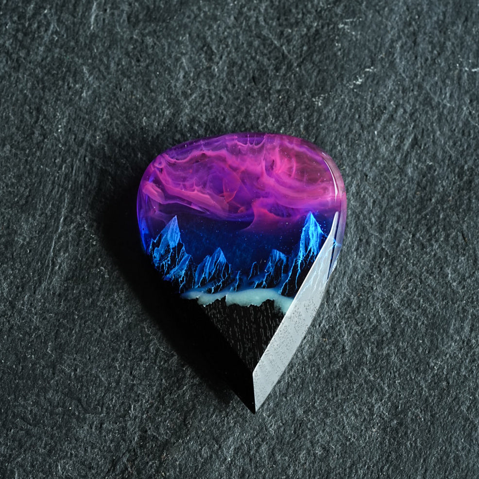 Nightfall Mountain guitar pick