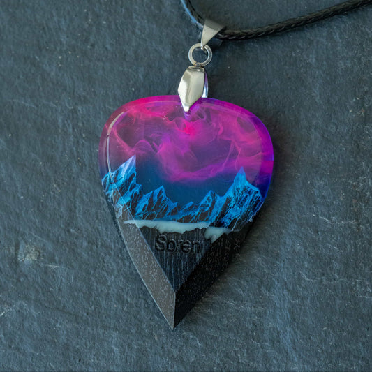 Nightfall Mountain guitar pick