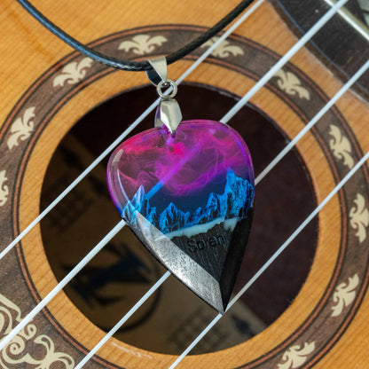 Nightfall Mountain guitar pick