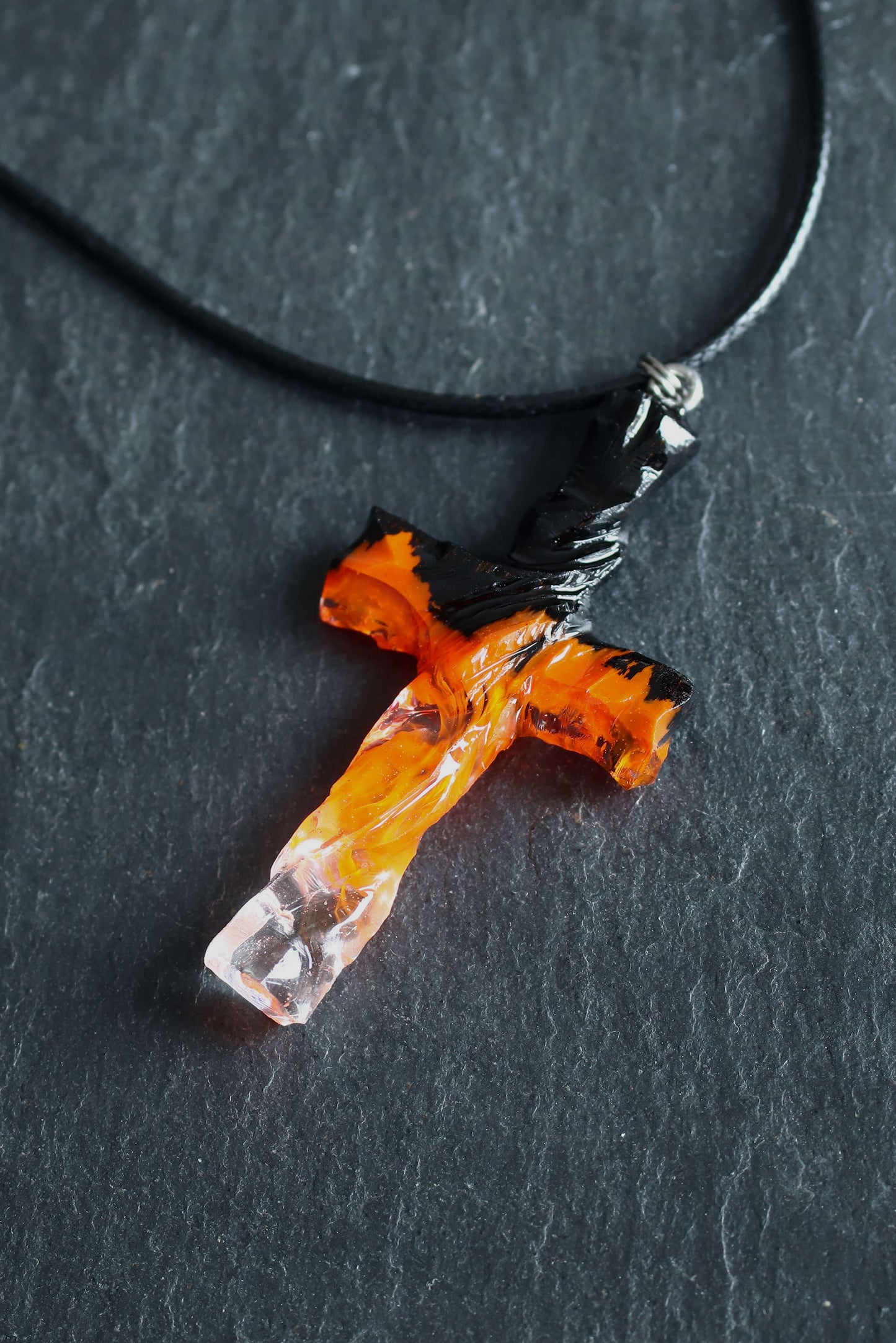 Fire Cross pendant