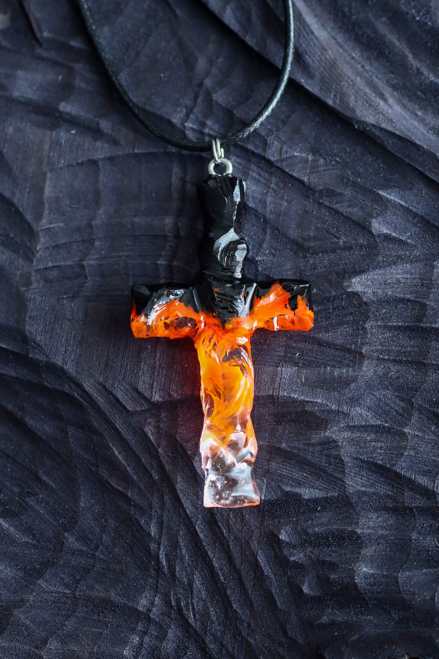 Fire Cross pendant