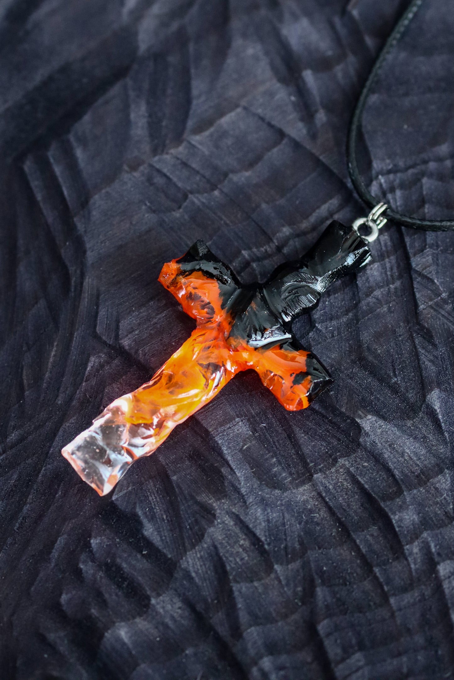 Fire Cross pendant