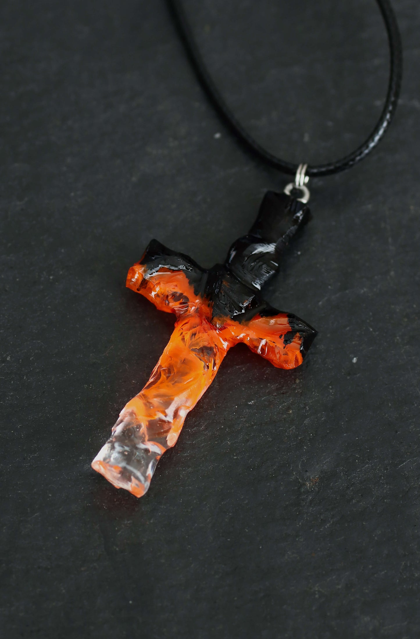 Fire Cross pendant
