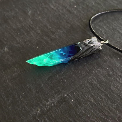 Northern Lights Rootfang Pendant