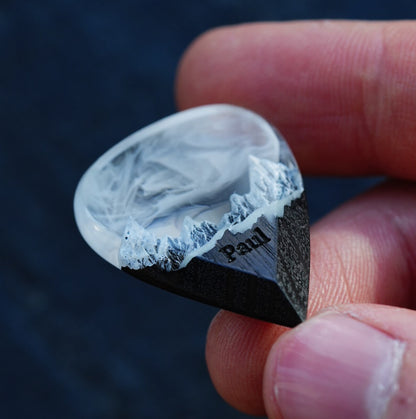 White Mountain guitar pick