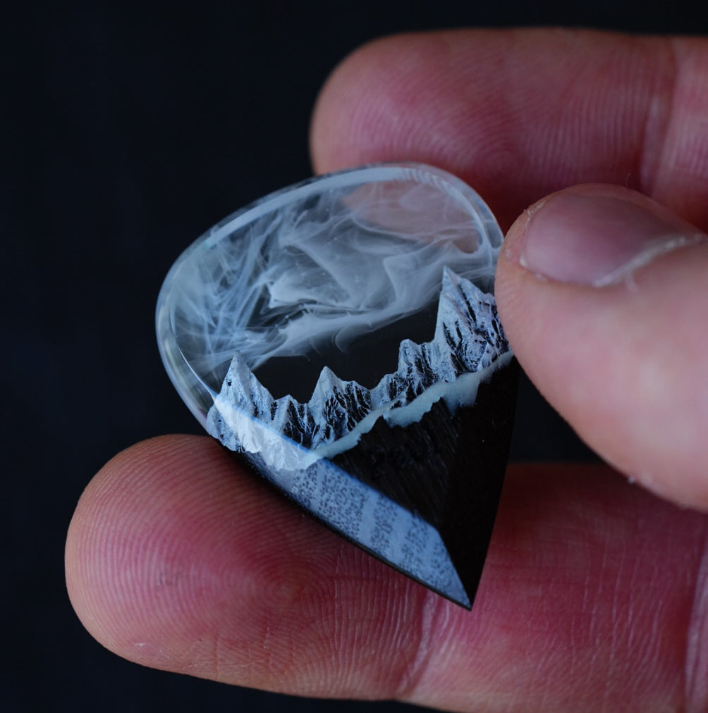 White Mountain guitar pick